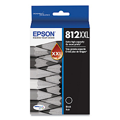 Epson T812XXL120-S (T812XXL) DURABrite Ultra Extra High-Yield Ink, 2,200 Page-Yield, Black