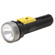 AbilityOne 6230001631856, Watertight Flashlight, 2 D Batteries (Sold Separately), Black