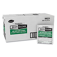 Diversey Beer Clean Glass Cleaner, Powder, 0.5 oz Packet, 100/Carton (DVO990224)