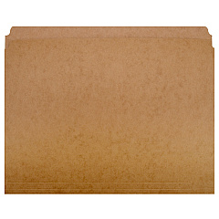 AbilityOne 7530002223443, SKILCRAFT Paperboard File Folder, Straight Tabs, Letter Size, 0.75" Expansion, Brown, 100/Box