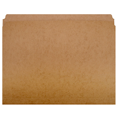 AbilityOne 7530002223443, SKILCRAFT Paperboard File Folder, Straight Tabs, Letter Size, 0.75" Expansion, Brown, 100/Box
