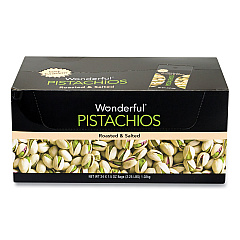 Wonderful Roasted and Salted Pistachios, 1.5 oz Bag, 24/Pack (GRR22000784)