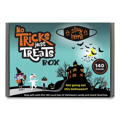 Snack Box Pros No Tricks Just Treats Halloween Box, Assorted Varieties, 6 lb Box, Delivered in 1-4 Business Days (GRR70000084)