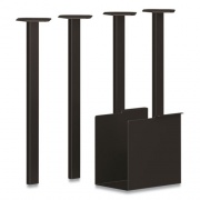 HON Coze Table Legs, 5.75 x 28, Black, 4/Pack (HLCPL29USP71)