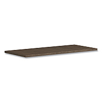 HON Coze Writing Desk Worksurface, Rectangular, 54" x 24", Florence Walnut (HONHLCR2454LF1)