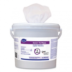 Diversey Oxivir TB Disinfectant Wipes, 11 x 12, White, 160/Bucket, 4 Buckets/Carton (5627427)