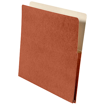 AbilityOne 7530002852915, SKILCRAFT File Jacket, 0.88" Expansion, Letter Size, Red
