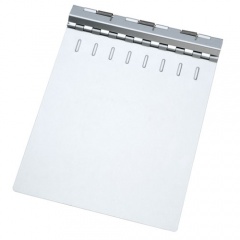 AbilityOne 7510002866954 SKILCRAFT Clipboard Binder, 0.5" Clip Capacity, Holds 8.5 x 11 Sheets, Silver