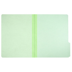 AbilityOne 7530002868570, SKILCRAFT Pressboard File Folder, 1/3-Cut Tabs: Assorted, Letter Size, 1" Expansion, Light Green, 100/Box