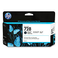HP 728, (HEW3WX25A) Matte Black Original Ink Cartridge