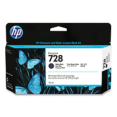 HP 728, (HEW3WX25A) Matte Black Original Ink Cartridge