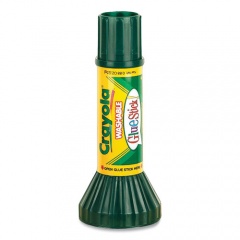 Crayola Washable Glue Stick, 0.35 oz, Dries Clear, Dozen (561228)