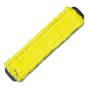 Unger SmartColor MicroMop 15.0, Microfiber, Heavy-Duty, 16 x 5, Yellow, 5/Pack (UNGMM40YPK)