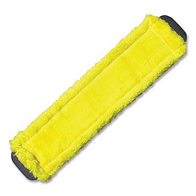 Unger SmartColor MicroMop 15.0, Microfiber, Heavy-Duty, 16 x 5, Yellow, 5/Pack (UNGMM40YPK)