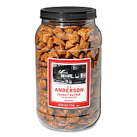 HK Anderson Peanut Butter Filled Pretzel Nuggets, 44 oz Canister (APB7543670105)