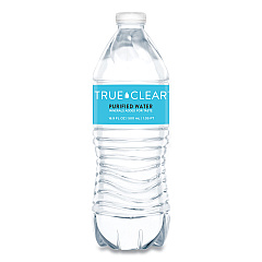 True Clear Purified Bottled Water, 16.9 oz Bottle, 24 Bottles/Carton, 84 Cartons/Pallet (TCLTRC05L24PLT)
