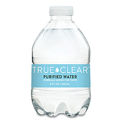 True Clear Purified Bottled Water, 8 oz Bottle, 24 Bottles/Carton, 182 Cartons/Pallet (TCL8OZ24PLT182)