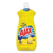 Ajax Dish Detergent, Lemon Scent, 28 oz Bottle, 9/Carton (44673)