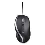 Logitech Advanced Corded Mouse M500s, USB, Right Hand Use, Black (LOG910005783)