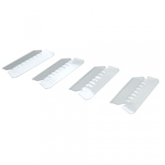 AbilityOne 7510013750502 SKILCRAFT Tabs for Hanging File Folders, 1/5-Cut, Clear, 2" Wide, 25/Pack