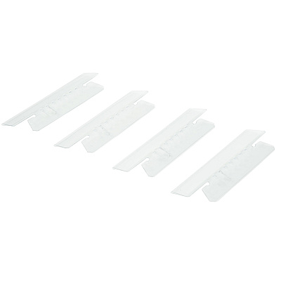 AbilityOne 7510013754510, SKILCRAFT Tabs for Hanging File Folders, 1/3-Cut, Clear, 3.5" Wide, 25/Pack