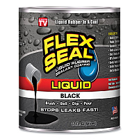 Flex Seal Liquid Rubber, 32 oz Can, Black (FSGLFSBLKR32)