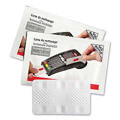 IMPRESO Magnetic Card Reader Cleaning Cards, 2.1" x 3.35", 50/Carton (IPS2391)