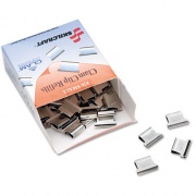 AbilityOne 7510013926512 SKILCRAFT Clam Clip Refill, Small, Silver, 50/Box