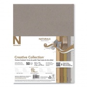 Neenah Creative Collection Premium Cardstock, 65 lb Cover Weight, 8.5 x 11, Assorted Naturals, 50/Pack (99316MA)