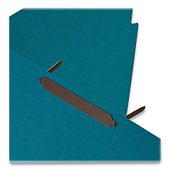 Officemate Self-Adhesive Two-Prong Folder Fastener Bases, 2" Capacity, 2.75" Center to Center, Brown, 100/Box (OIC99876)