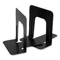 Officemate Steel Bookends, Nonskid, 4.75 x 5.13 x 5, Black, 1 Pair (OIC93001)
