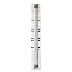 Pyramid Technologies Time Card Rack, 25 Pockets, Plastic, Light Gray (PTI4003)