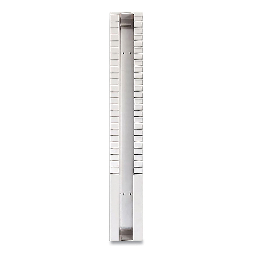 Pyramid Technologies Time Card Rack, 25 Pockets, Plastic, Light Gray (PTI4003)