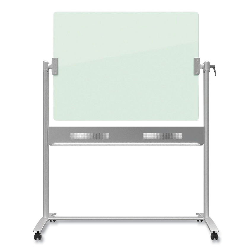 Quartet Infinity Glass Dry-Erase Board Presentation Easel, 24 x 36, White Surface, Frameless (QRTECM43G)
