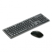 AbilityOne 7025016909998, SKILCRAFT Keyboard and Mouse Combination, 2.4 GHz Frequency/30 ft Wireless Range, Black