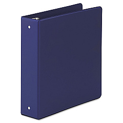 AbilityOne 7510014316236, SKILCRAFT Round Ring Binder, 3 Rings, 2" Capacity, 11 x 8.5, Dark Blue