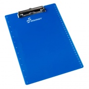 AbilityOne 7520014393391 SKILCRAFT Recycled Plastic Clipboard, 4" Clip Capacity, Holds 8.5 x 11 Sheets, Blue