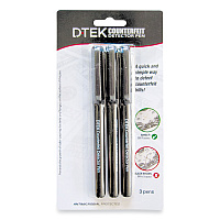 CONTROLTEK DTEK Counterfeit Detector Pens, U.S. Currency, 3/Pack (CNK560191)