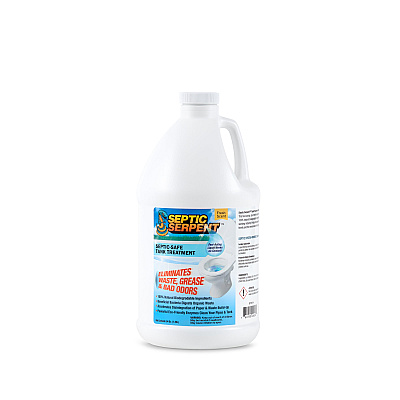 Septic Serpent Septic Tank Cleaner 64 Oz (1/2 Gallon), Case Of 6 (SEPTIC-64)