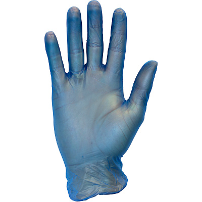 Safety Zone Vinyl Powder Free 3 Mil Gloves Blue Xl - Case Of 1000 (GVP9-XL-1-BL)