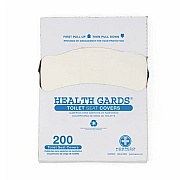 Health Gards Toilet Seat Covers, 1/4 Fold, White, 200/pk, 25 Pks/cs, Case Of 5000 (HG-QTR-5M)