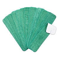Scrubbing Wet Flat Mop - 24", Green, Pack Of 12 (PNP-M800024G)