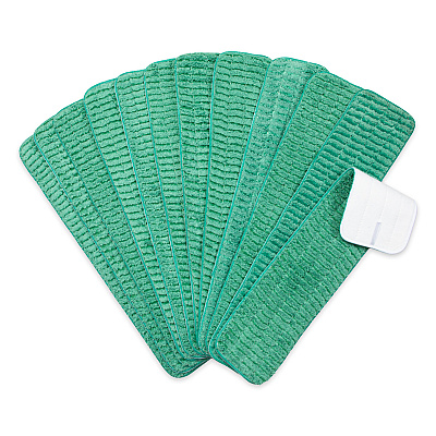 Scrubbing Wet Flat Mop - 24", Green, Pack Of 12 (PNP-M800024G)