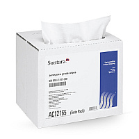 Sontara Aerospace Grade Wipers, White, 12"x16.5", Creped, Interfold, 250/bx, Case Of 250 (AC12165)