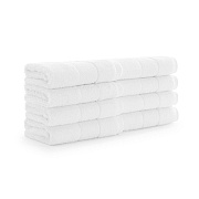 Aston & Arden Solid Turkish Washcloth 13x13 White, Pack Of 8 (PNP-WC-TS1313-175WHT)