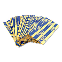 CONTROLTEK Flat Tubular Coin Wrap, Nickels, $2.00, Blue, 1,000/Box (CNK560043)
