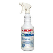 Betco Pure Linen RTU Odor Eliminator, Pure Linen, 32 oz Spray Bottle, 6/Carton (BET40307000)