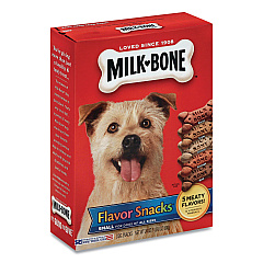 Milk-Bone Small Sized Dog Biscuits, Bacon; Beef; Chicken; Sausage; Turkey, 24 oz (SMU90237)