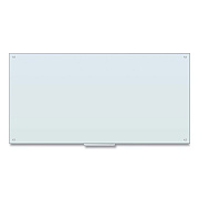U Brands Glass Dry Erase Board, 70 x 35, White Surface (UBR123U0001)