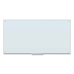 U Brands Glass Dry Erase Board, 70 x 35, White Surface (UBR123U0001)